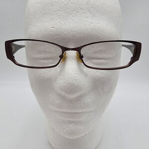 Jimmy‎ Choo Jeweled Women's Eyeglasses Frame Only JC33 Brown